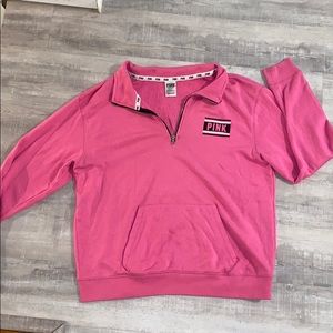 PINK victoria’s secret quarter zip